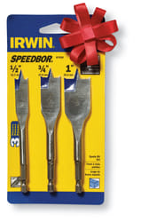 Irwin Speedbor Steel Wood Boring Bit Set Quick-Change Hex Shank 3 pc