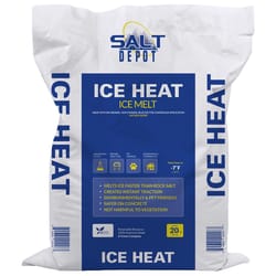 Salt Depot Ice Heat Sodium Chloride Pet Friendly Granule Ice Melt 20 lb