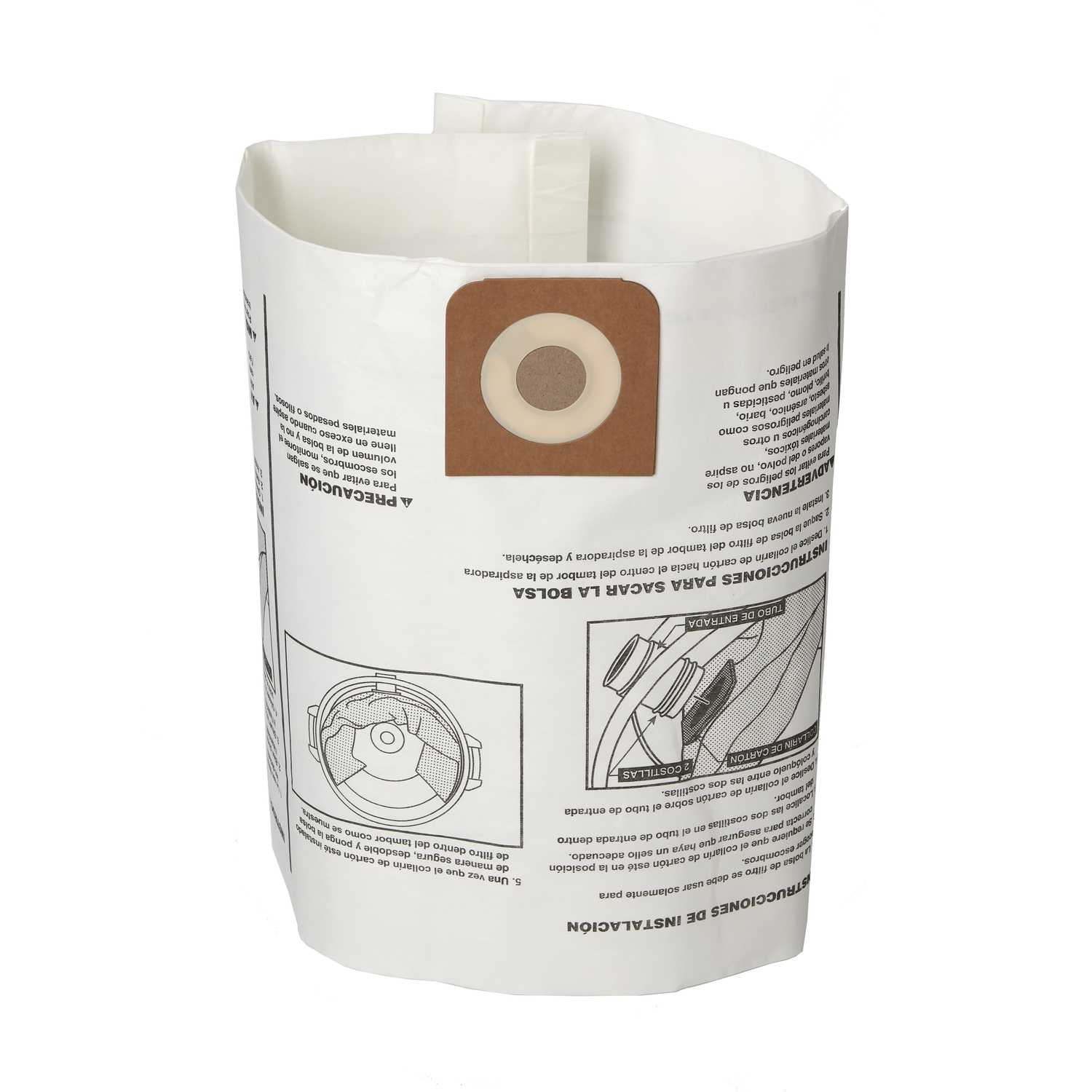 Craftsman 2 in. L x 12 in. W Wet/Dry Vac Bag 1620 gal. 2 pc. Ace