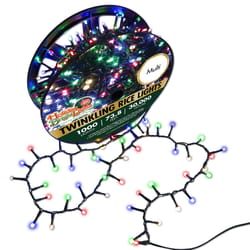 Holiday Bright Lights LED Rice Multicolored 1000 ct String Christmas Lights