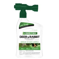 Liquid Fence Animal Repellent Liquid For Deer and Rabbits 32 oz