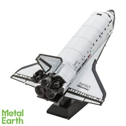 Metal Earth Space Shuttle Discovery 3D Metal Model Kit Black/White