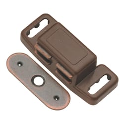 Hickory Hardware 2 in. W X 7/8 in. D Bronze Plastic Cabinet Catch