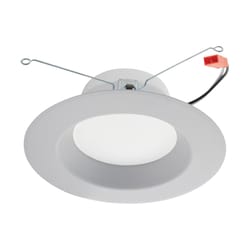 Satco Starfish White 5-6 in. W Metal LED Smart-Enabled Retrofit Recessed Lighting 10 W