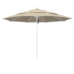 California Umbrella Venture Series 11 ft. Antique Beige Market Umbrella