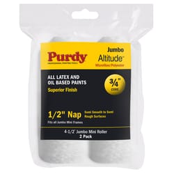 Purdy Altitude Poly Micro 4.5 in. W X 1/2 in. Jumbo Mini Paint Roller Cover 2 pk