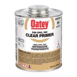 Oatey Clear Primer For CPVC/PVC 32 oz