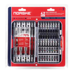 Norske Impact Torsion Bit S2 Tool Steel 42 pc