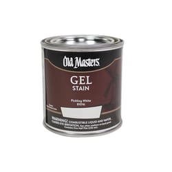 Old Masters Semi-Transparent Pickling White Oil-Based Alkyd Gel Stain 1/2 pt