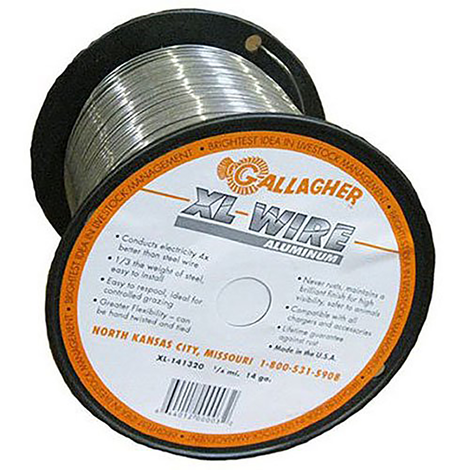 Gallagher Direct Current Electric Fence Wire 6969600 sq ft Silver - Ace ...