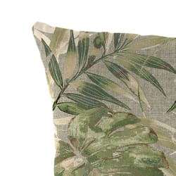 Jordan Manufacturing Multicolored Floral Polyester Throw Pillow 4 in. H X 18 in. W X 18 in. L