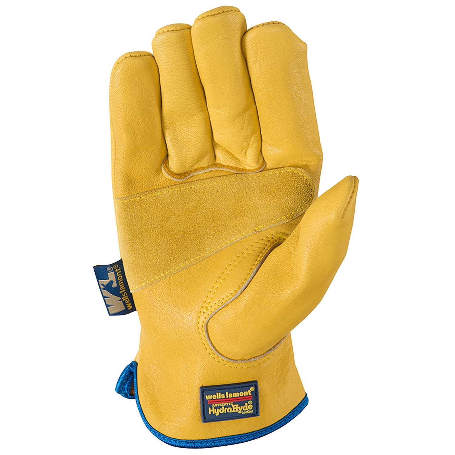 Wells Lamont Men's Cowhide Leather Heavy Duty Work Gloves Gold XL 1