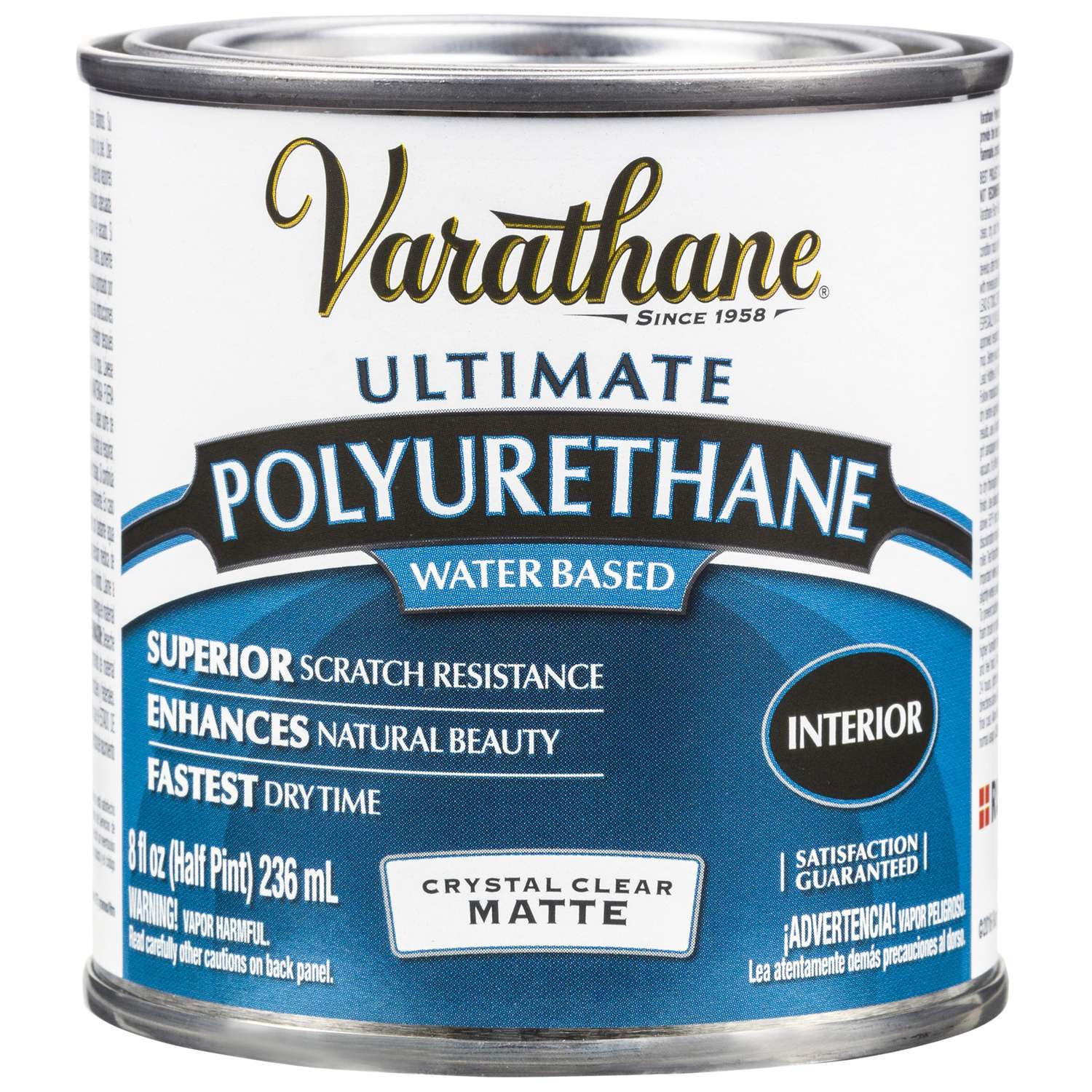 Varathane Transparent Matte Clear WaterBased Urethane Modified Alkyd