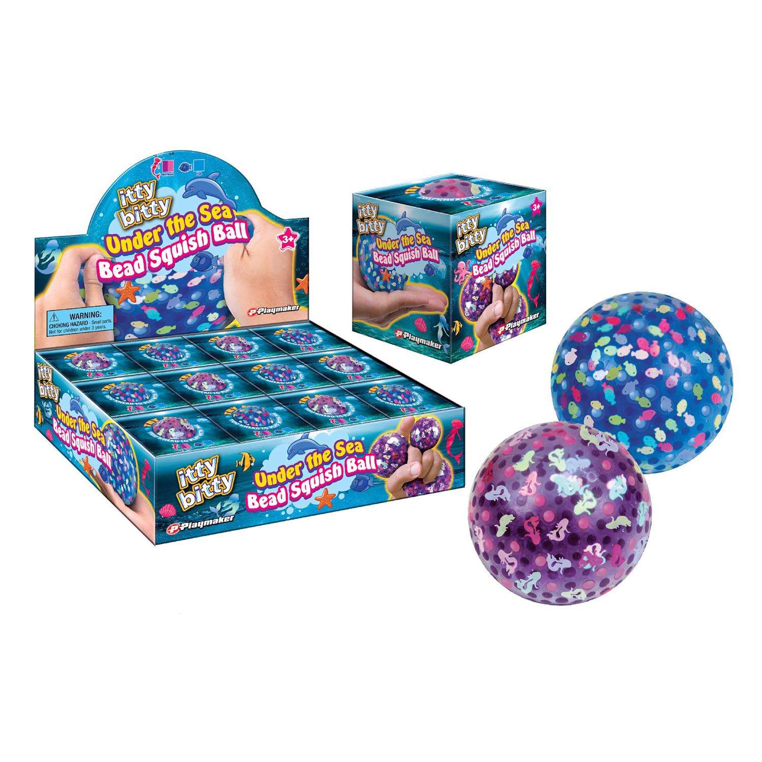 Playmaker Toys Itty Bitty Bead Squish Balls Assorted Ace Hardware