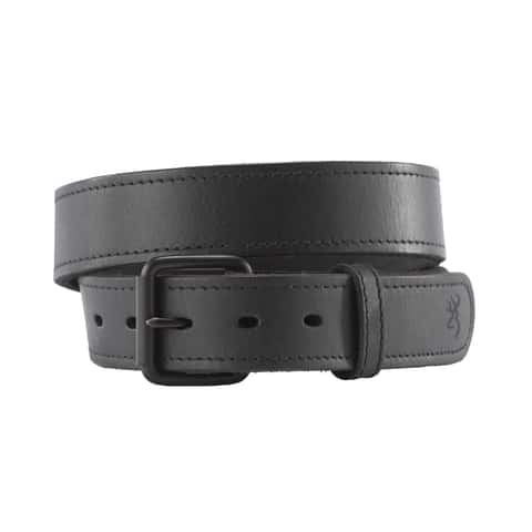 Browning 36 in. Leather Gun Belt 3.5 in. W Black - Ace Hardware