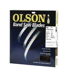 Olson 64.5 in. L X 0.5 in. W X 0.03 in. thick T Metal Band Saw Blade 14 TPI Wavy teeth 1 pk