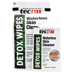 Tecnu Detox Wipes White Wet Cleansing Towelette 12 ct 1 pk