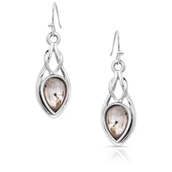 Montana Silversmiths Women's Eternal Path Labradorite Teardrop Silver Earrings