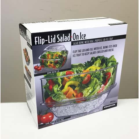 Prodyne Iced up Salad to Go Carry and Serve Bowl for sale online