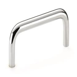 Richelieu Modern Cylindrical Cabinet Pull 3 in. Chrome Gray 1 pk