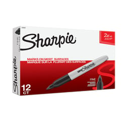 Sharpie Black Fine Tip Permanent Marker 12 pk