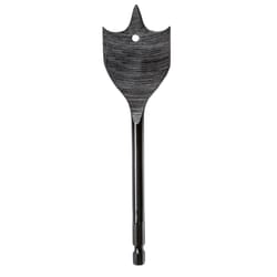 Century Drill & Tool Lazer Spade 1-3/8 in. X 6 in. L High Speed Steel Spade Bit Hex Shank 1 pc