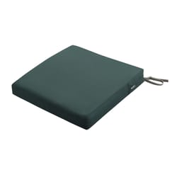 Classic Accessories Ravenna Mallard Green Polyester Seat Cushion 3 in. H X 19 in. W X 19 in. L