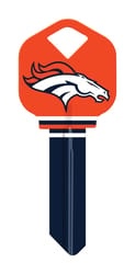 Hillman Denver Broncos Kwikset 66/KW1 House/Office Key Blank Single