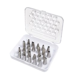 Mrs. Anderson's Baking Silver Stainless Steel Pastry Decorating Set