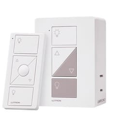 Lutron Caseta White 100 W Plug-In Smart-Enabled Dimmer Switch w/Remote Control 1 pk