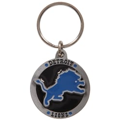 HILLMAN NFL Tempered Steel Multicolored Split Ring Keychain