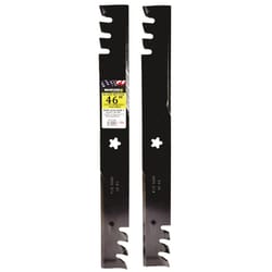 MaxPower 46 in. Mulching Mower Blade Set For Riding Mowers 2 pk