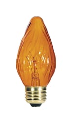 Westinghouse 40 W F15 Specialty Incandescent Bulb E26 (Medium) Amber 2 pk