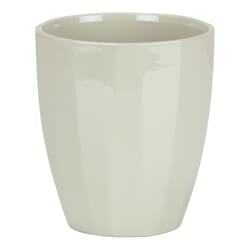 Scheurich Elegance 5 in. D Ceramic Flower Pot Green