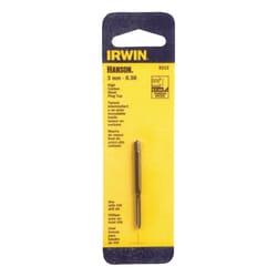 Irwin Hanson High Carbon Steel Metric Plug Tap 3mm-0.50 1 pc