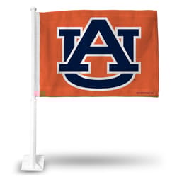 Rico Orange/Blue Auburn Car Flag 6 pk