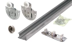 Prime-Line 60 in. L Galvanized Silver Steel By-Pass Guide 1 pk