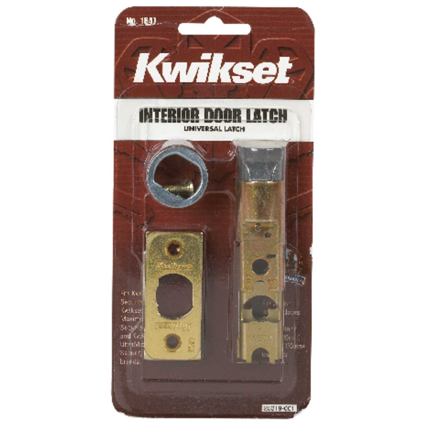 Kwikset Bright Brass Steel Door Latch 1 pk Ace Hardware