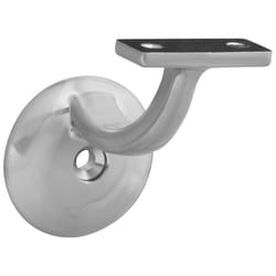 National Hardware Silver Zinc Die-Cast Handrail Bracket 3.1 in. L