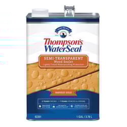 Thompson's WaterSeal Wood Sealer Semi-Transparent Harvest Gold Waterproofing Wood Stain and Sealer 1