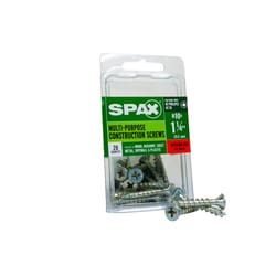 SPAX Multi-Material No. 10 Label X 1-1/4 in. L Unidrive Flat Head Serrated Construction Screws