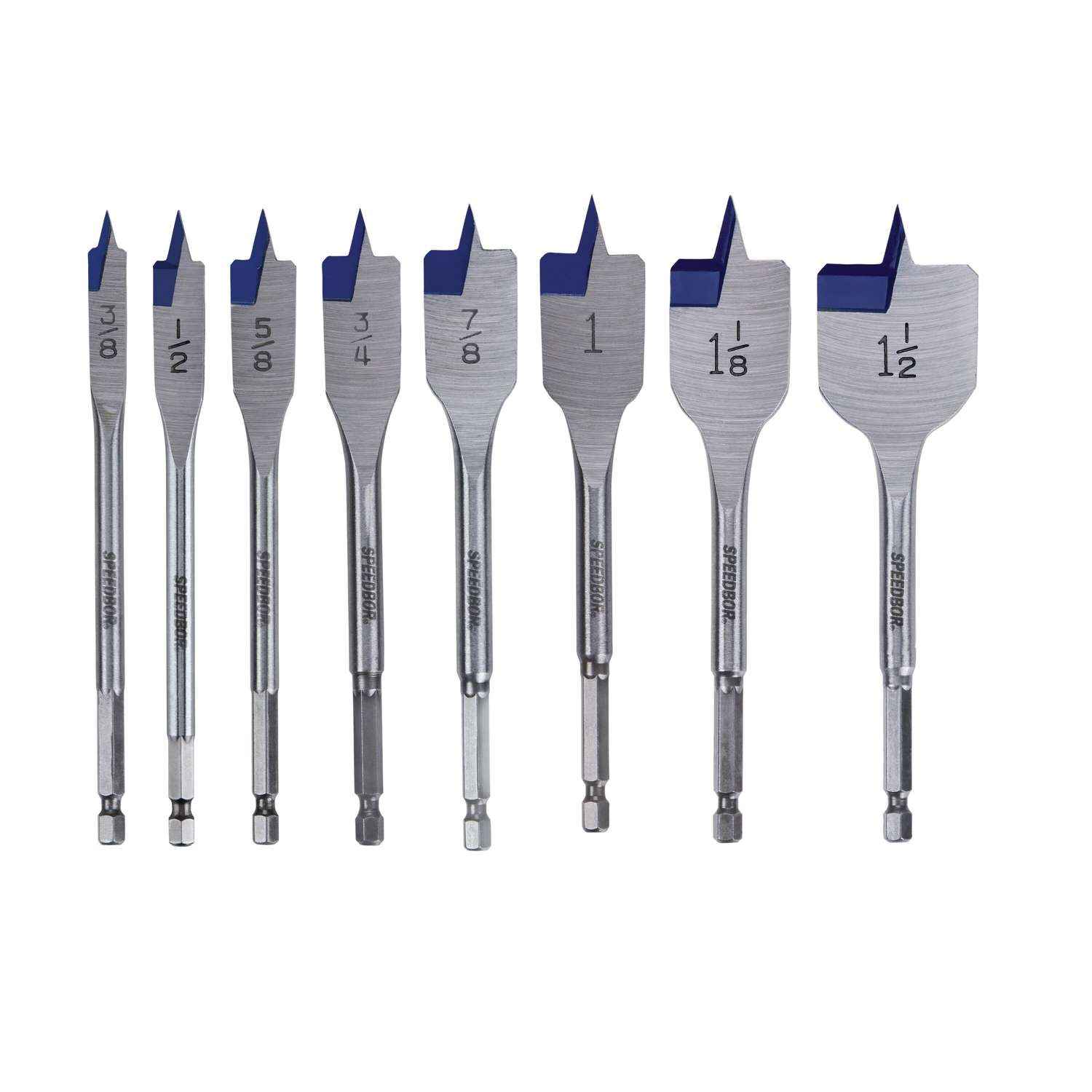 Irwin Speedbor Carbon Steel Spade Bit Set 8 pc Ace Hardware