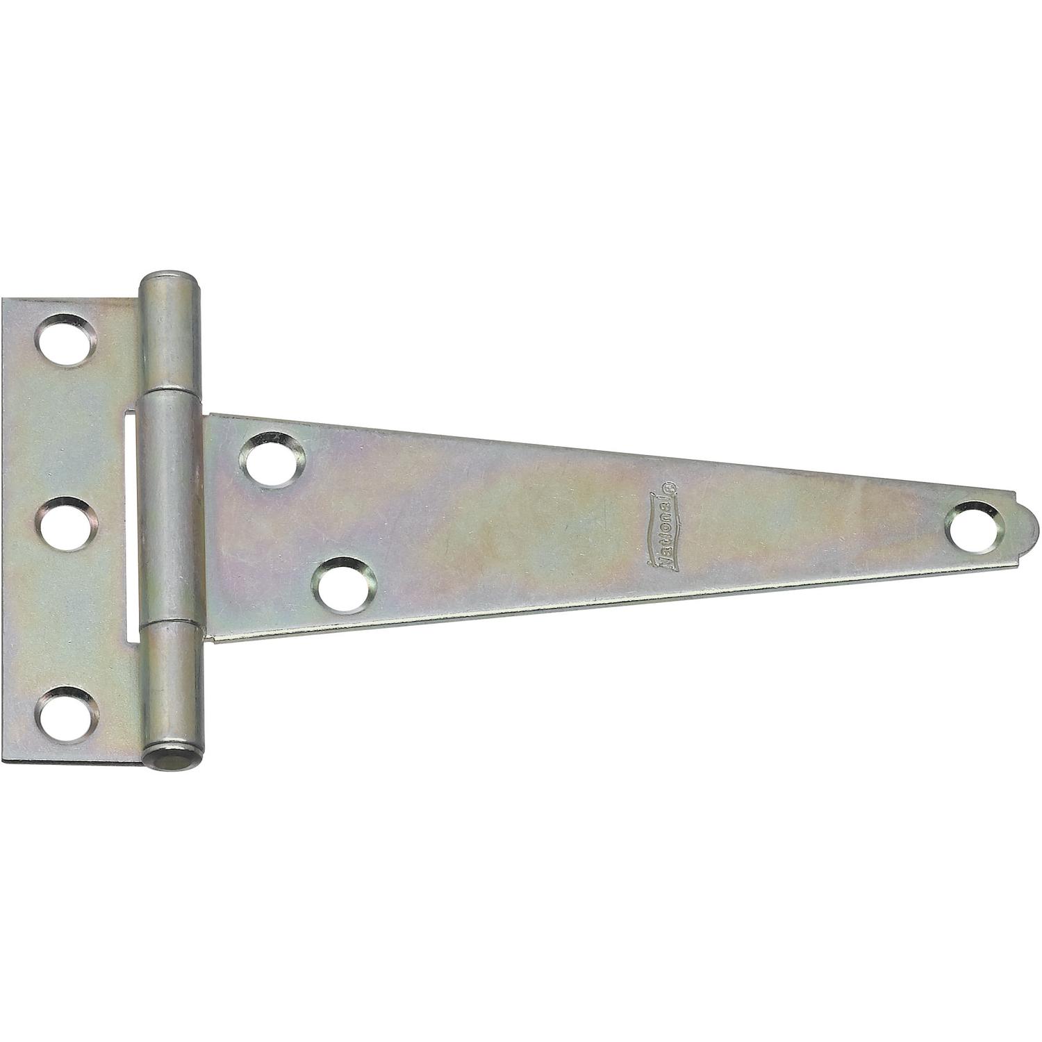 Photos - Other for Repair National Hardware 5 in. L Zinc-Plated Light T-Hinge 2 pk N128-652 