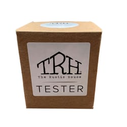 The Rustic House Tester White Bourbon + Brown Sugar Scent Candle 8 oz