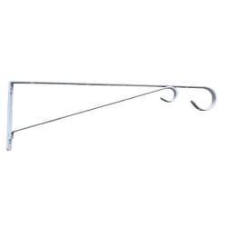 Living Accents White Steel 15 in. H Straight w/ Loop Plant Hook 1 pk