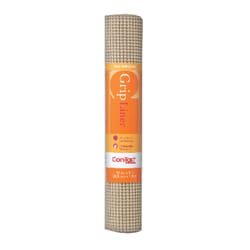 Con-Tact BeadedGrip 5 ft. L X 12 in. W Taupe Non-Adhesive Shelf Liner