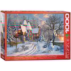 Eurographics Christmas Cottage Jigsaw Puzzle Multicolored 1000 pc