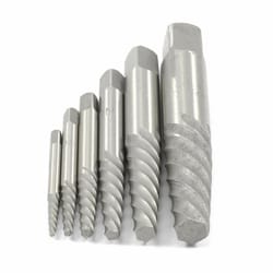 Forney Metal Helical Flute Screw Extractor Set 6 pc