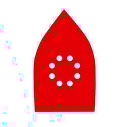 Diablo MegaMouse 4-3/16 x 6-3/4 in. Aluminum Oxide Blend Hook and Lock Sanding Sheets 180 Grit Fine