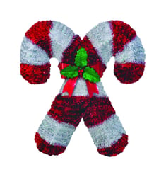 FC Young Multicolored Candy Cane Window Decoration 18 in.